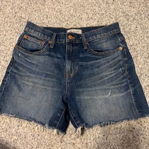 Madewell High Rise Denim Shorts